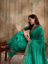 Womens Fashion Ethnic Sea Green Color Sarees-MLSHWSA1547SGR0ONE