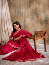 Womens Fashion Ethnic Pink Color Sarees-MLSHWSA1548PNK0ONE