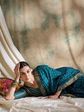 Womens Fashion Ethnic Blue Color Sarees-MLSHWSA1549BLU0ONE