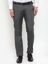 DesiQlo Men's Black Cotton Solid Formal Trousers ( FGP 256Charcoal )