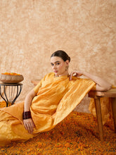 Womens Fashion Ethnic Gold Color Sarees-MLSHWSA1493GLD0ONE