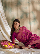 Womens Fashion Ethnic Pink Color Sarees-MLSHWSA1517PNK0ONE