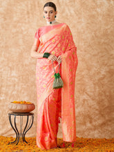 Womens Fashion Ethnic Peach Color Sarees-MLSHWSA1489PCH0ONE