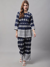 Women Embroidered and Sequin work Co-ords ( JNCS 3001 Navy )