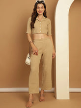 Top and Trouser Woven Design co-ords-JNCS-3010Beige