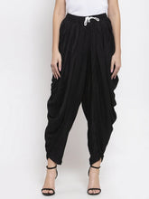Women Black Solid Dhoti