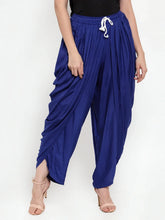 DesiQlo Women Royal-Blue Solid Dhoti (JOD 2129 Royal)