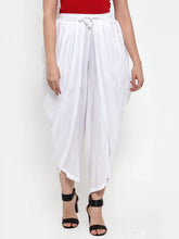 DesiQlo Women White Solid Dhoti (JOD 2129 White)