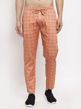 Indian Needle Men's Orange Cotton Track Pants