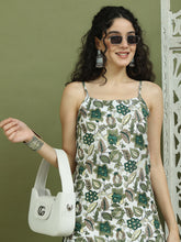 Foil Printed Rayon Kurta. ( JOK 1573 Green )