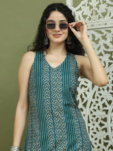Foil Printed Rayon Kurta for Women ( JOK 1575 Blue )