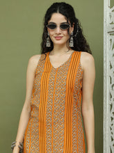 Foil Printed Rayon Kurta for Women ( JOK 1575 Yellow )