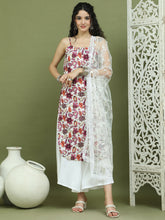 Foil Printed Rayon Kurta Palazzos With Dupatta ( JOKPL 2137W D67W 1573 Purple )