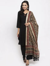 Women Black & Red Solid Kurta with Palazzos & Printed Dupatta ( JOKPL D5B 1312 Black )-JOKPL-D5B-1312