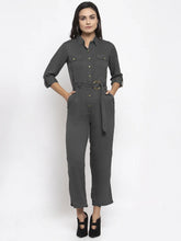 DesiQlo Women Grey Solid Jumpsuit ( JUP 8007 Lt.Grey )