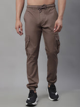 DesiQlo Men's Casual Cotton Solid Cargo Pants
