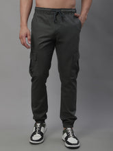DesiQlo Men's Casual Cotton Solid Cargo Pants