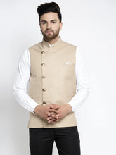 Men's Beige Nehru Jacket