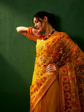 Womens Fashion Ethnic Mustard Color Sarees-MLSHWSA1163MUS0ONE