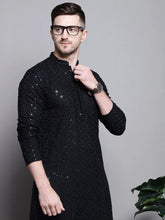Sequin Solid Embroidered Pure Cotton Kurtas