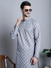 Men's Cotton Floral printed Indian Kurta Only