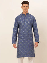 Grey Mirror Work Kurta Only ( KO 659 Grey )