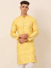 Lemon Mirror Work Kurta Only ( KO 659 Lemon )