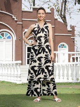 Stylum Women's Black Floral Printed Cotton Straight Kurta Palazzo Set (KPBLACKRUBI)