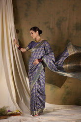 Womens Fashion Ethnic Lavender Color Sarees-MLSHWSA1329LVR0ONE