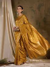 Womens Fashion Ethnic Gold Color Sarees-MLSHWSA1331GLD0ONE