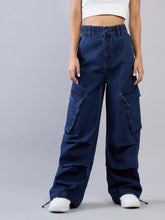 Girls Blue Blast Side Pintuck Detail Jeans-NVJEAN0600