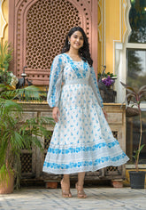 Whispering Sky Floral Midi Dress-P1133BL_WHITE