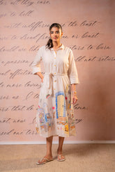 Off-white Story Shirt Dress