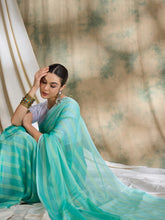 Womens Fashion Ethnic Sea Green Color Sarees-MLSHWSA1624SGR0ONE