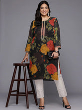 Women Floral Printed Floral Georgette Kurta-AP-AHKUGRDP-1144