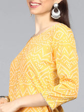 Polyester Printed Kurta Palazzo Set-PKSET1003AB