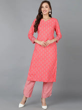 Women Polyester Ethnic Motifs Printed Kurta-PKSET1045A