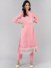 Women Solid Kurta With Trousers 1