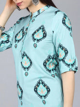 Poly Crepe Printed Kurta Pant Dupatta-PKSKD1092