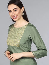 Poly Silk Printed Kurta Pant Dupatta-PKSKD1109A