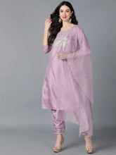 Poly Silk Embroidered Kurta Trouser With-PKSKD1158A