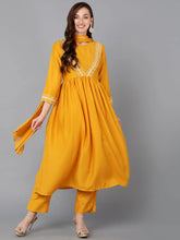 Women Poly Silk Embroidered Kurta Trouser-PKSKD1492A