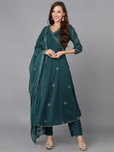 Women Silk Blend Woven Design Kurta-PKSKD1597A