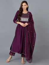 Women Silk Blend Yoke Design Kurta-PKSKD1723
