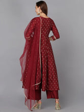 Women Silk Blend Embroidered Kurta Trouser-PKSKD1774