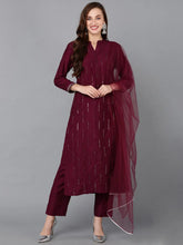 Women Silk Blend Embroidered Kurta Trouser-PKSKD1783