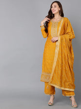 Women Silk Blend Embroidered Kurta Trouser-PKSKD1817