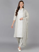 Women Silk Blend Embroidered Ethnic Kurta-PKSKD1863