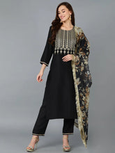 Women Silk Blend Yoke Design Kurta-PKSKD1869