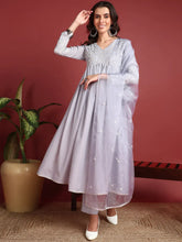 Cotton Solid Grey Indian Ethnic